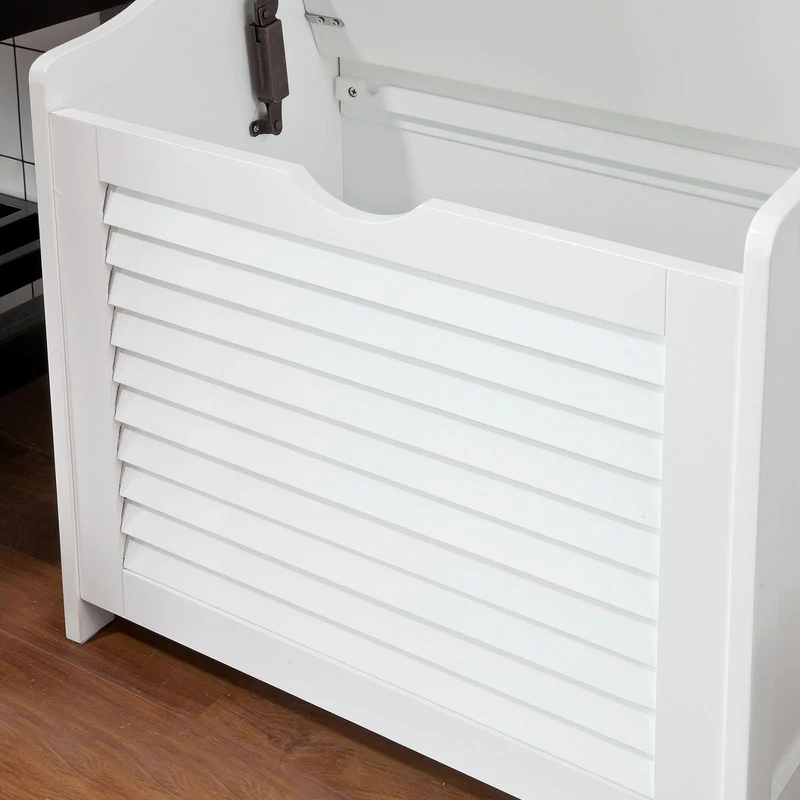 SoBuy FSR40-W Cesto para ropa sucia Blanco