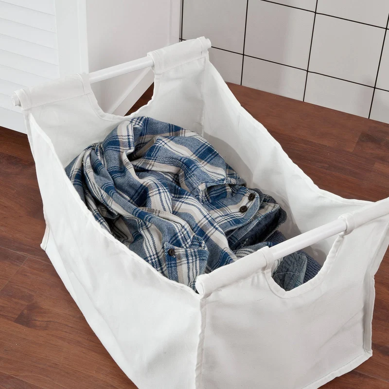 SoBuy FSR40-W Cesto para ropa sucia Blanco