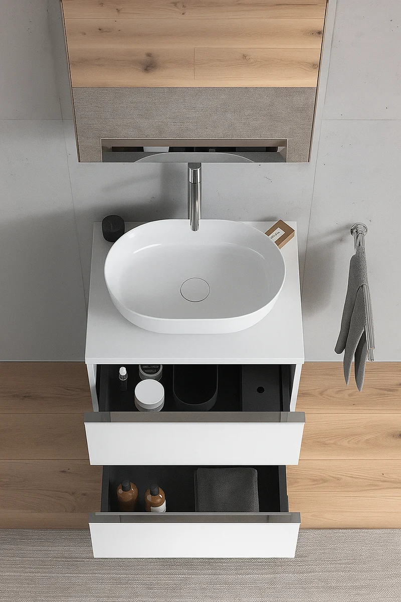 Lavabo de apoyo Luv 500 mm