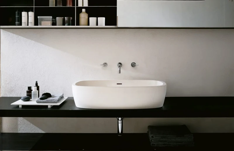 Lavabo de apoyo Deep Cristalplant