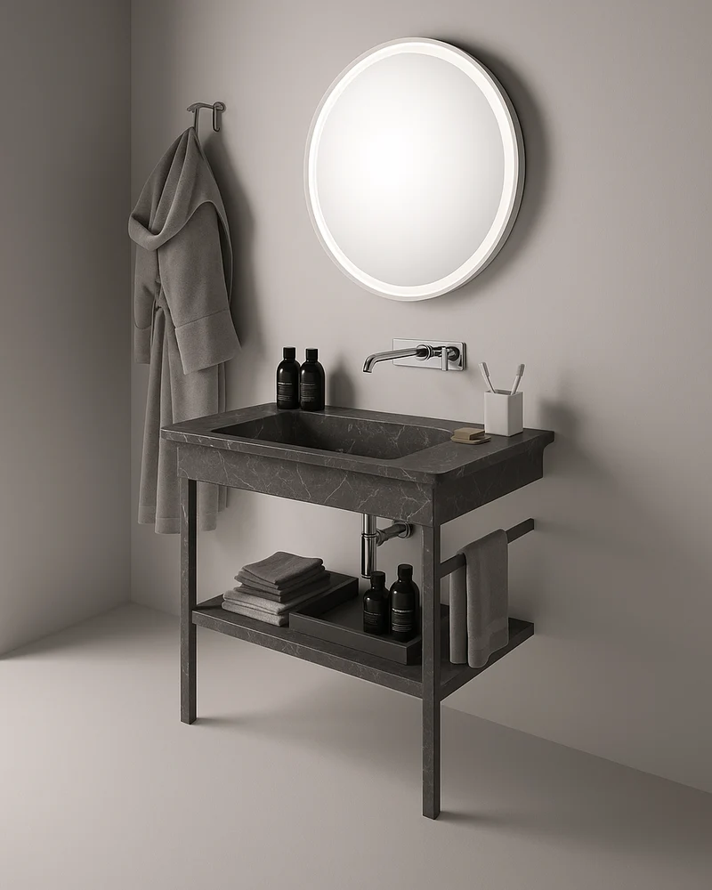 Lavabo con estructura Novecento XL Mármol