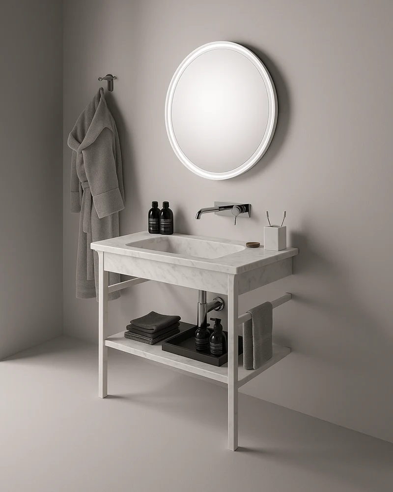 Lavabo con estructura Novecento XL Mármol