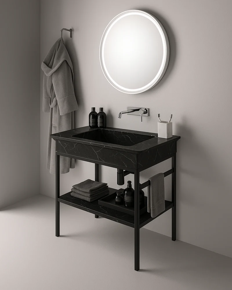 Lavabo con estructura Novecento XL Mármol