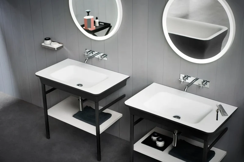 Lavabo con estructura Novecento XL Mármol