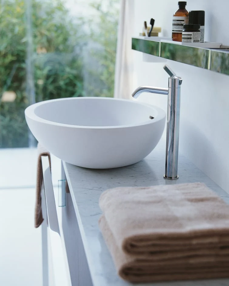 Lavabo de apoyo Spoon XL Mármol