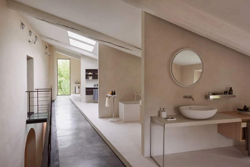 Lavabo de apoyo Spoon XL Mármol