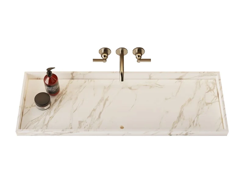 Lavabo semiencastrado 004
