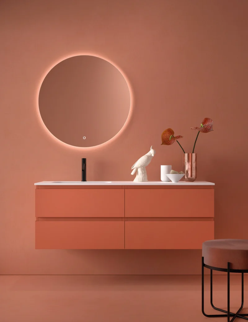 Conjunto Baño Leo 14 Suspendido 140cm - Maderó Atelier Estilo Moderno