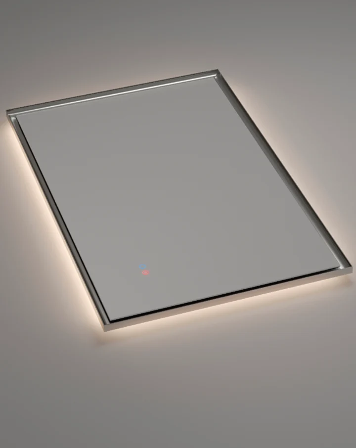 Espejo Baño Cuadrado LED Retroiluminado California - Ledimex | 3 Acabados Premium