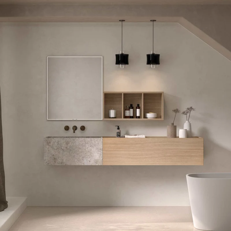 Mueble Halter Módulo Derecha - Suspendido 1 Cajón - Maderó Atelier