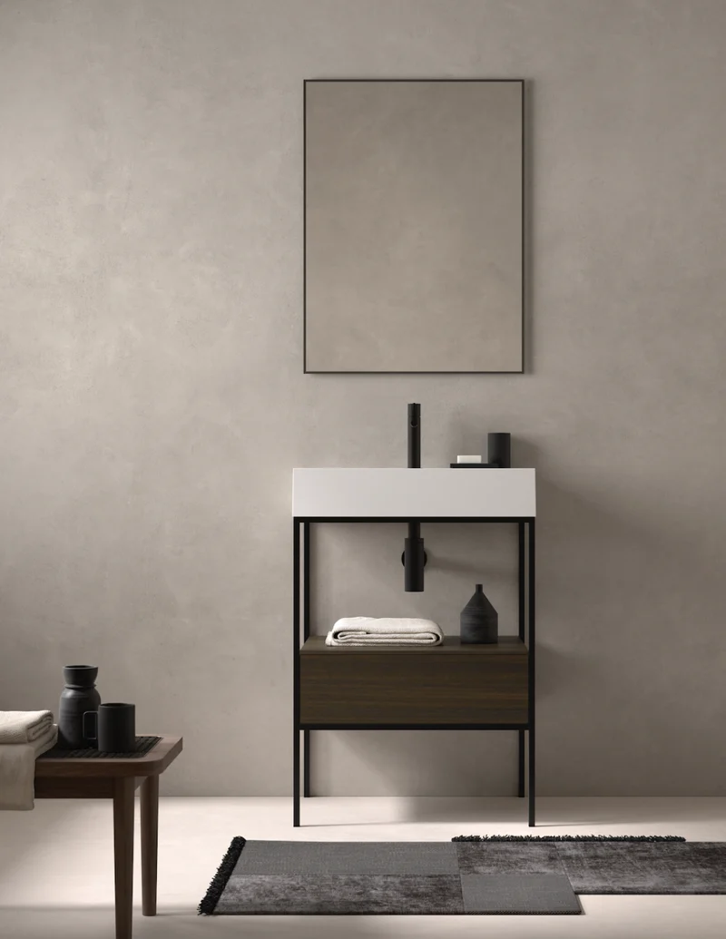 Encimera Compacloud Faldón Lavabo Integrado - Maderó Atelier