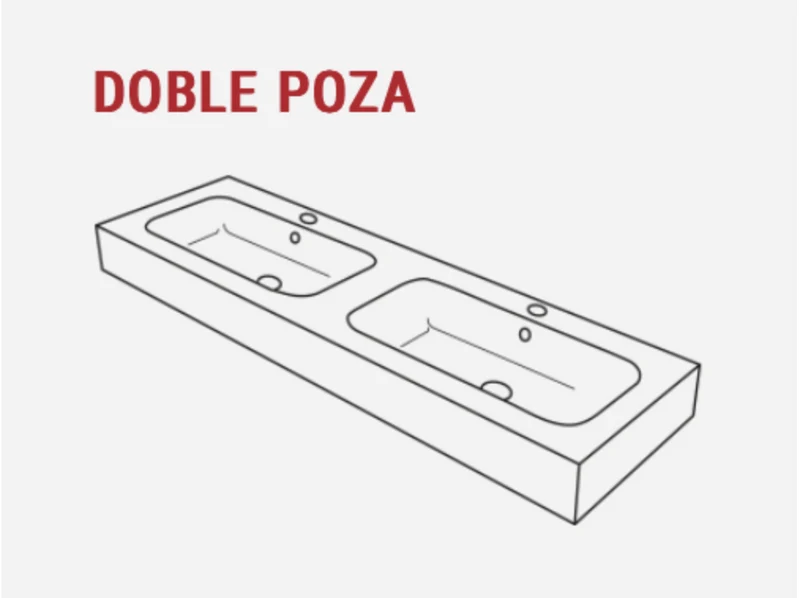 Encimera Compacloud Faldón Lavabo Integrado - Maderó Atelier