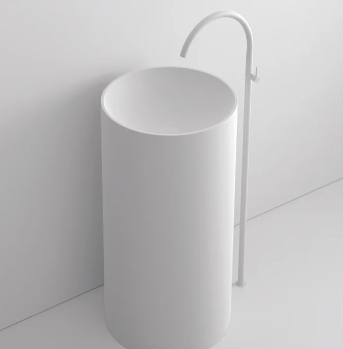 Lavabo con Pedestal Spring - Mineralsolid® - Maderó Atelier