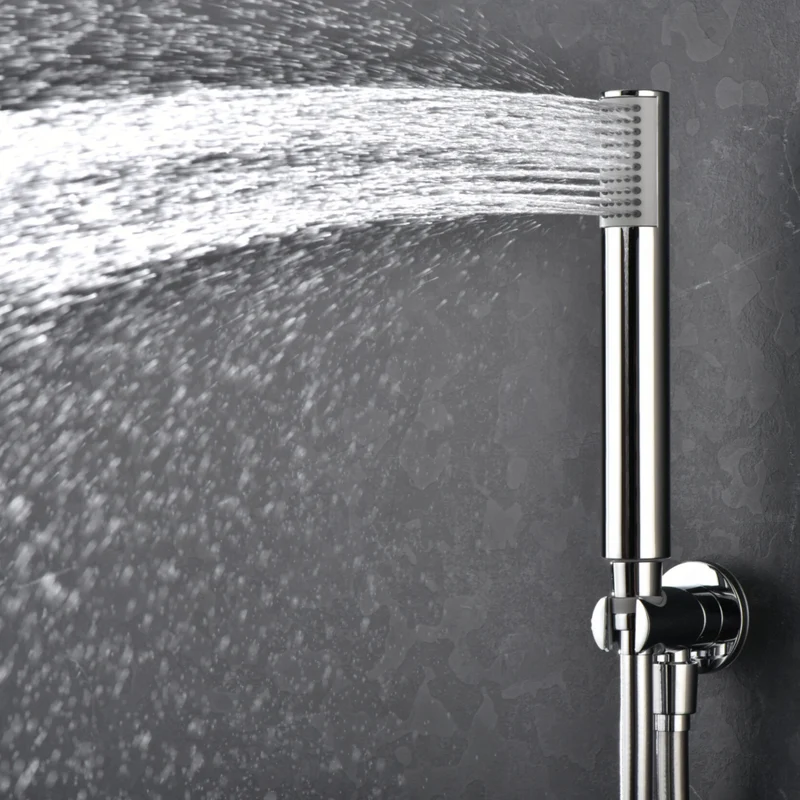 Conjunto Ducha Empotrado Termostático Monza Cromada - Imex | Control Preciso