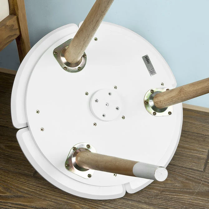 SoBuy FBT38-WN Mesa de Centro con soporte para tazas