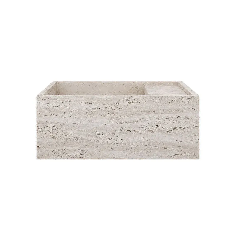Lavamanos - Chemery - Travertino blanco - 50 cm