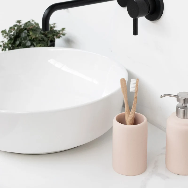 Mueble lavabo industrial - Jules - Cerámica blanca Alexis 2 - (80 cm)