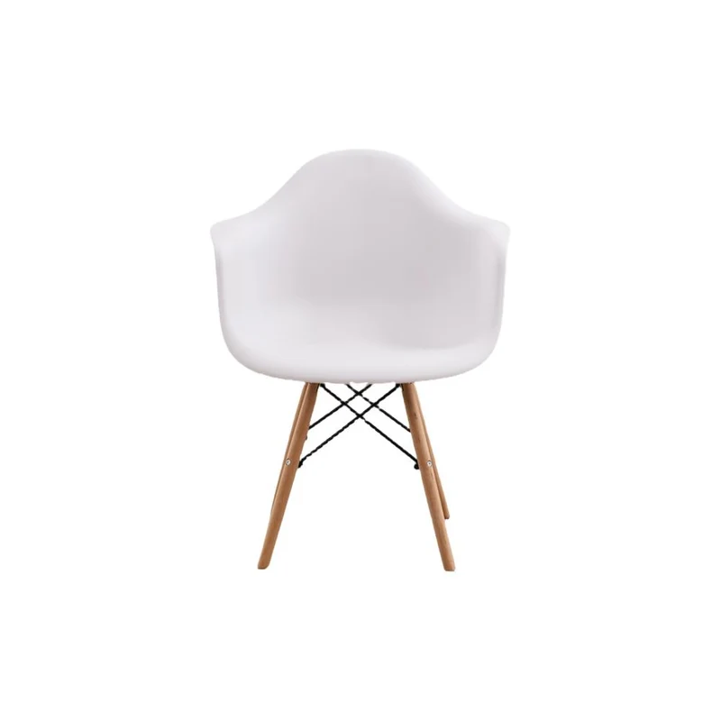 Combo Aura, Incluye Comedor y 4 Sillas con Espaldar en Color Blanco