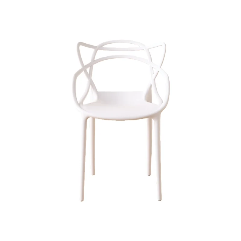 Set de 2 Sillas Palermo, Color Blanco, con Espaldar y Diseño Moderno