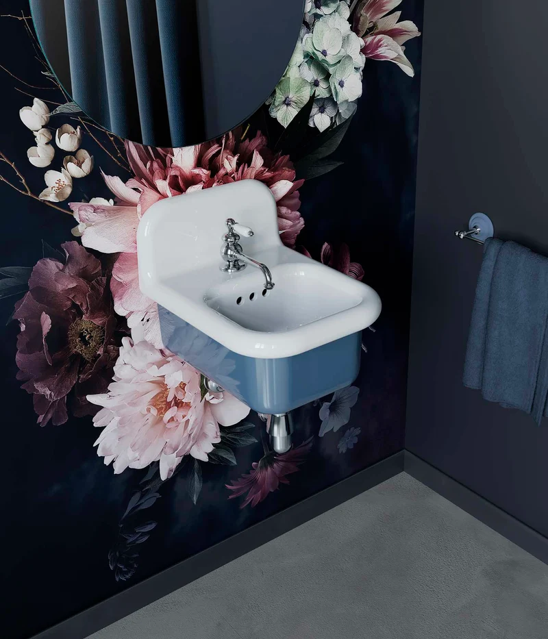Lavabo Mini True Colors Lite Estrecho y Profundo - Balneo Toscia Estilo Vintage