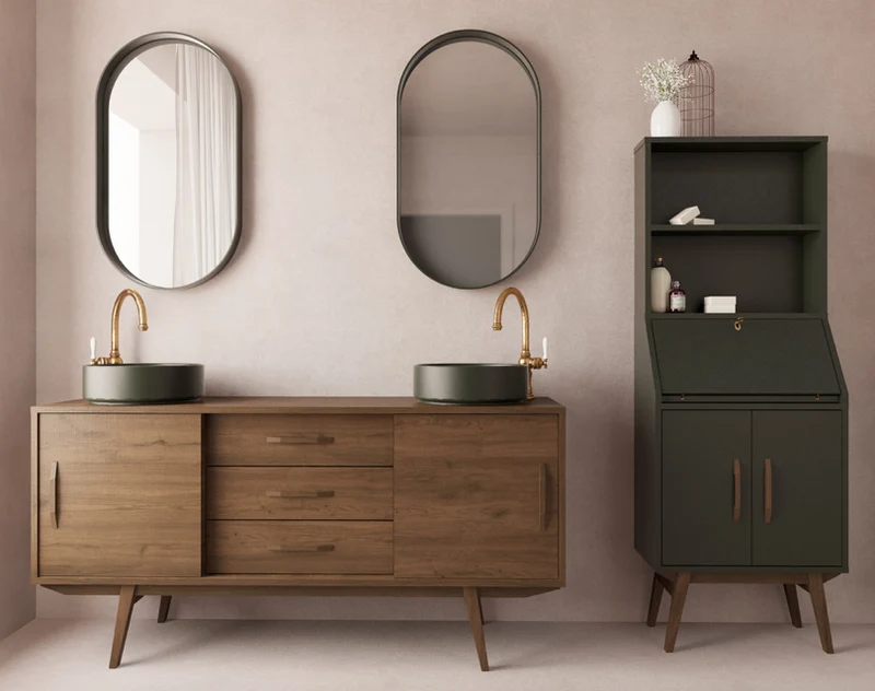Lavabo Sobreencimera Aqua Color Ø37cm - Fabricación Española | Maderó Atelier