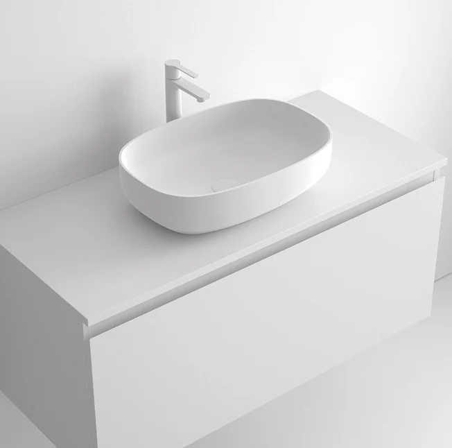 Lavabo Sobreencimera Slim S Mate 48x32cm - Fabricación Española | Maderó Atelier