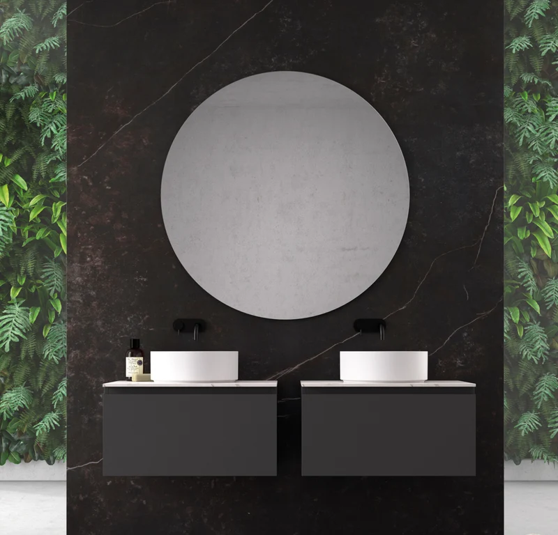 Lavabo Sobreencimera Aire Circular Ø37cm Mate - Fabricación Española | Maderó Atelier