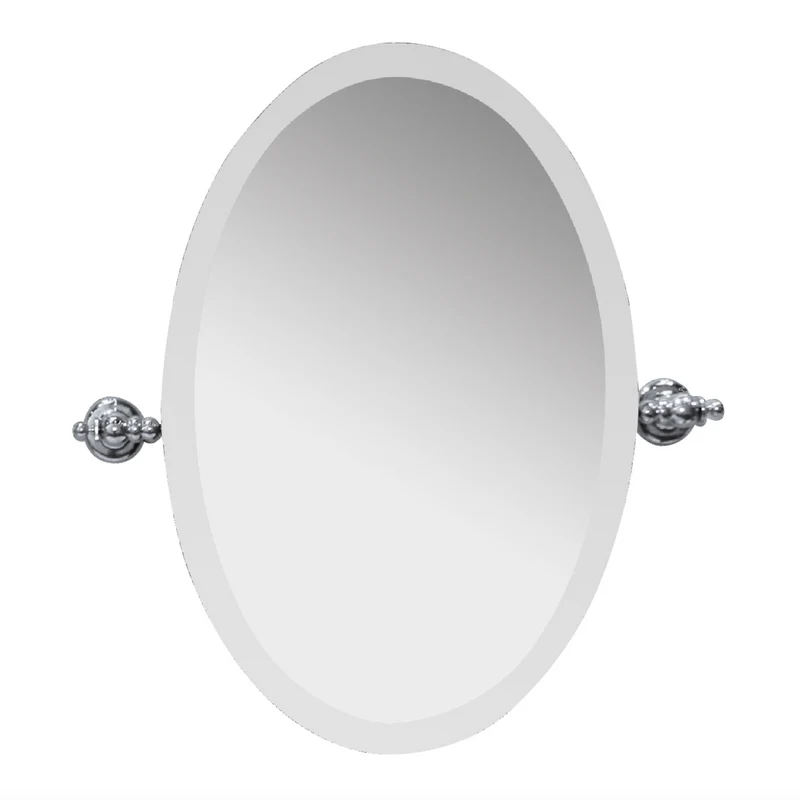 Espejo Baño Ovalado Basculante 70x50cm | Estilo Clásico Italia