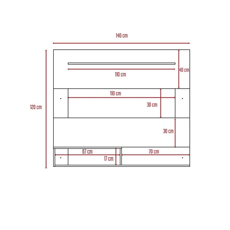 Combo para Sala Moroni, Incluye Panel TV y Bar
