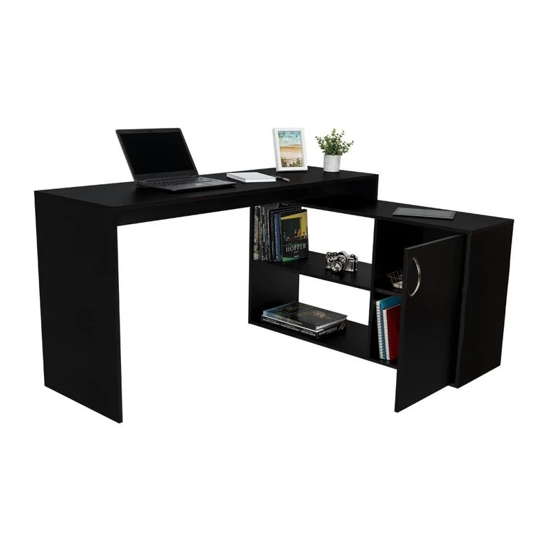 Combo para Oficina Oma, Incluye Escritorio y Set de Repisas