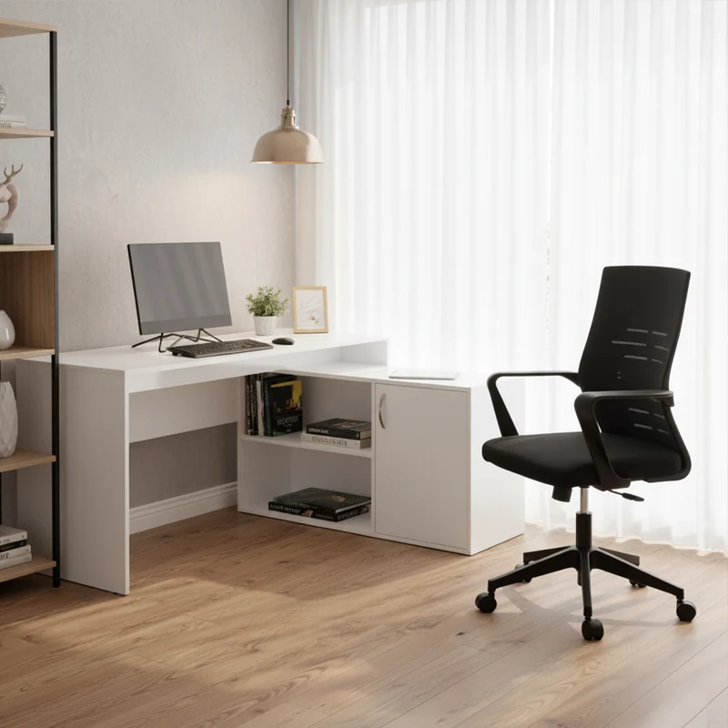 Combo para Oficina Prox, Incluye Escritorio y Silla de Escritorio