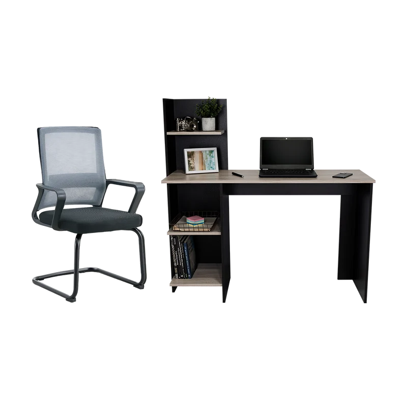 Combo para Oficina Lurian, Incluye Escritorio y Silla de Escritorio