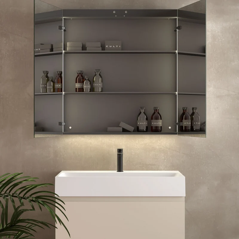 Camerino de Baño con Espejo Masai - Fabricación Española | Maderó Atelier