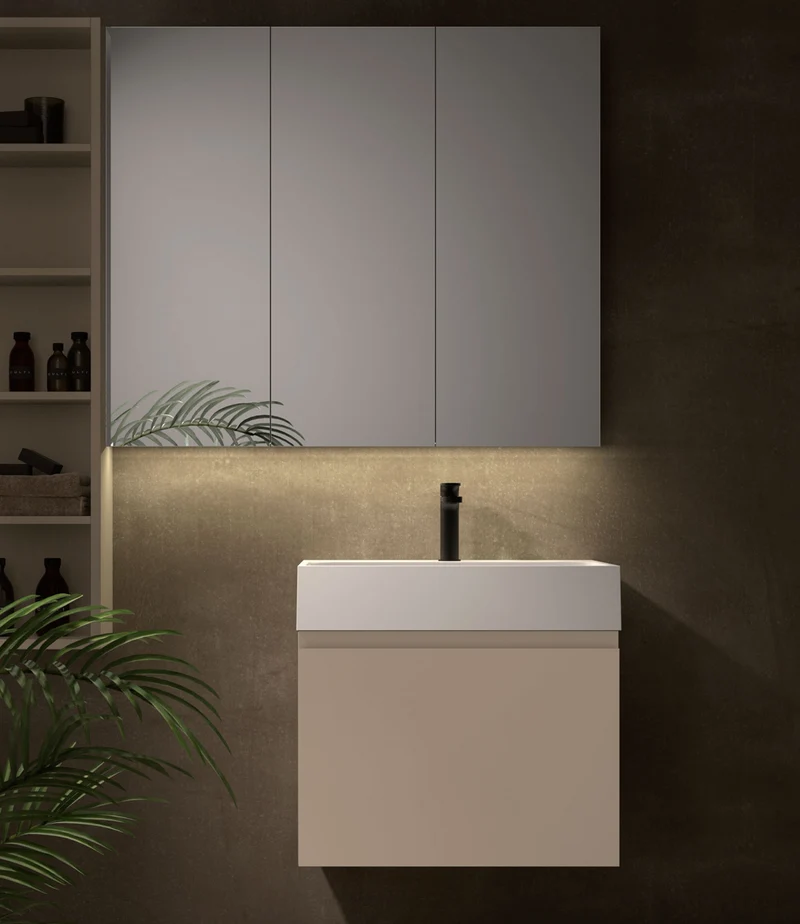 Camerino de Baño con Espejo Masai - Fabricación Española | Maderó Atelier
