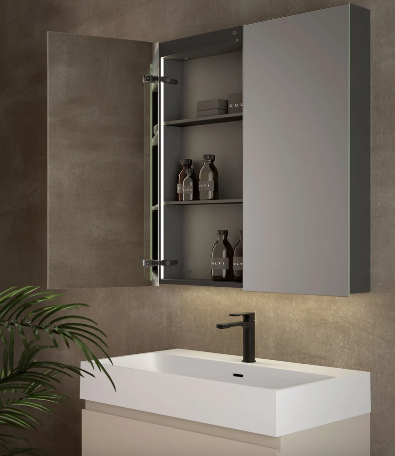 Camerino de Baño con Espejo Masai - Fabricación Española | Maderó Atelier