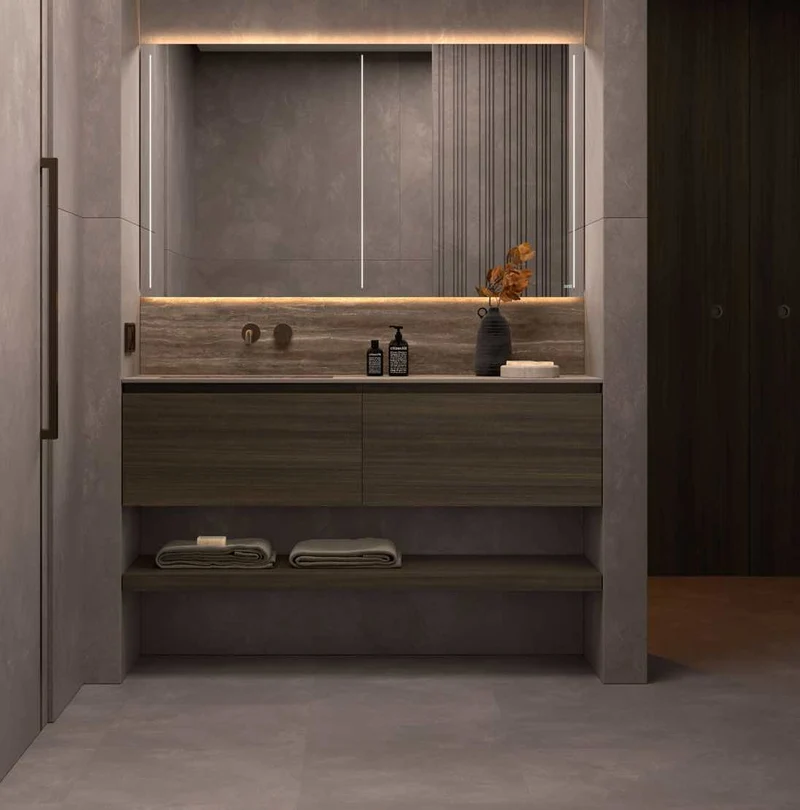 Mueble Portalavabo Suspendido Leo 1 Cajón - Fabricación Española | Maderó Atelier