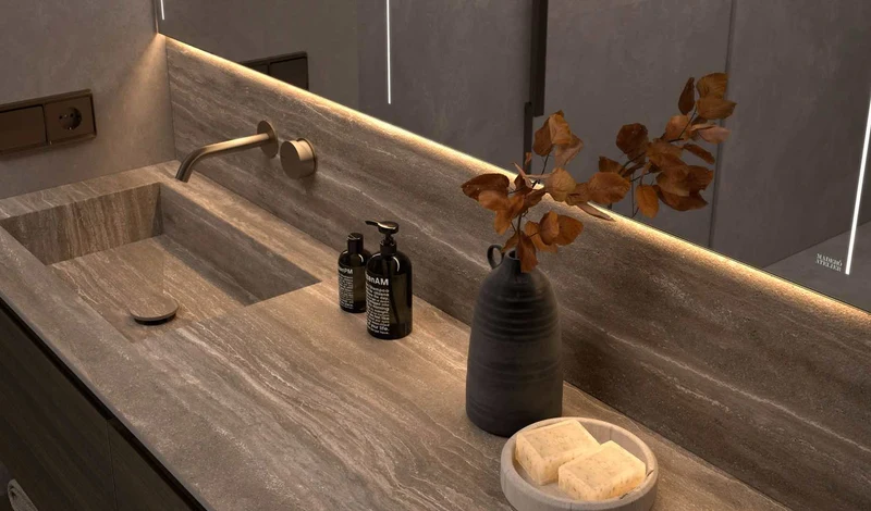 Mueble Portalavabo Suspendido Leo 1 Cajón - Fabricación Española | Maderó Atelier