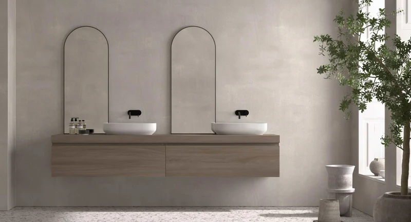 Mueble Portalavabo Suspendido Leo 1 Cajón - Fabricación Española | Maderó Atelier