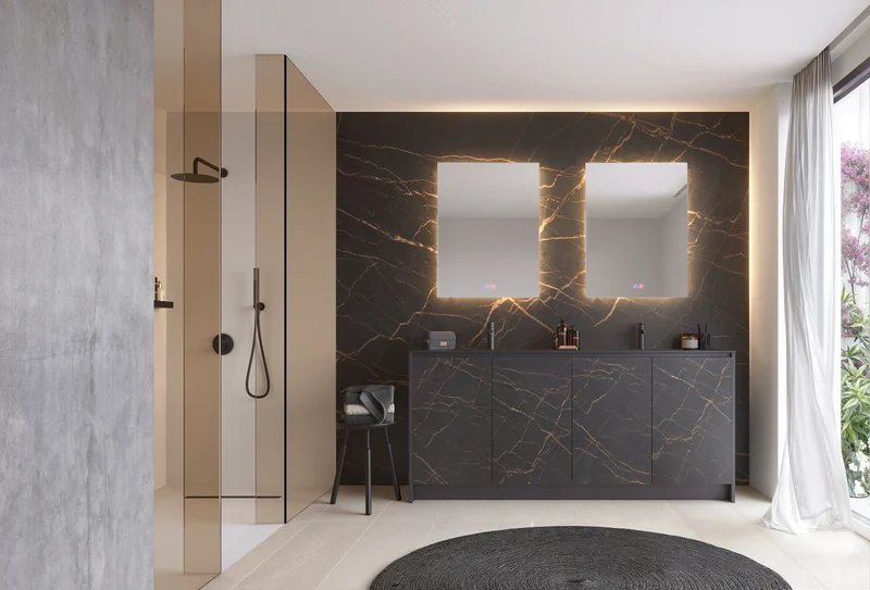 Espejo Baño Cuadrado LED Retroiluminado Italia - Ledimex | Antivaho 6.500K