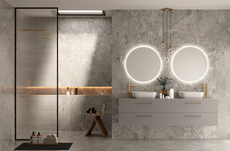Espejo Baño Redondo LED Luz Frontal Bélgica - Ledimex | 6.500K Sin Marco
