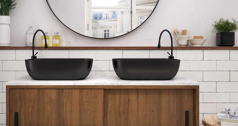 Mueble Baño Velvet 100cm - 2 Puertas | Patas Vintage Opcionales | Maderó Atelier
