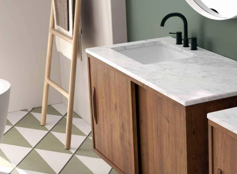 Mueble Baño Velvet 100cm - 2 Puertas | Patas Vintage Opcionales | Maderó Atelier