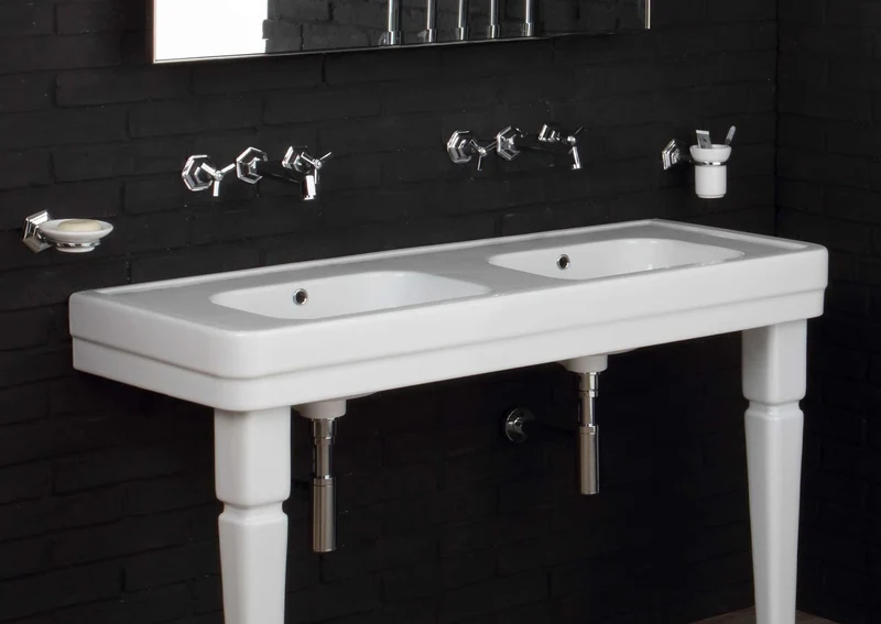 Lavabo con Patas Cerámica Provence 900 - Balneo Toscia Estilo Clásico