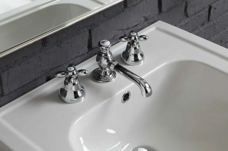 Lavabo con Base Metálica a Suelo Provence 900 - Balneo Toscia Estilo Clásico