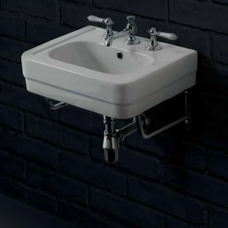 Lavabo con Soportes Murales Metálicos Provence 900 - Balneo Toscia Estilo Clásico