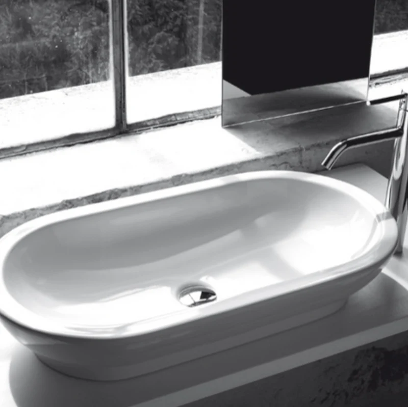 Lavabo Sobreencimera Oval 70cm - Balneo Toscia Estilo Moderno