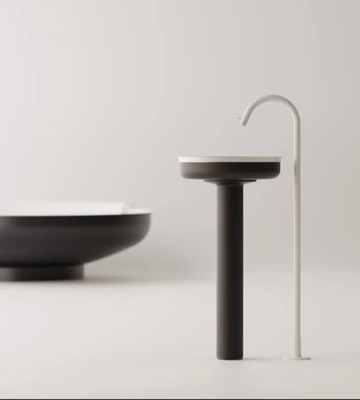 Lavabo de pedestal Undici Inox