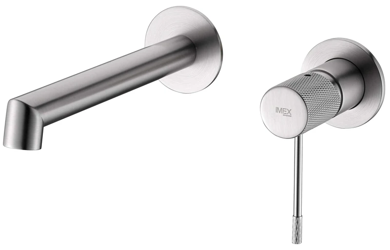 Grifería Lavabo Empotrada Line Níquel Cepillado - Imex