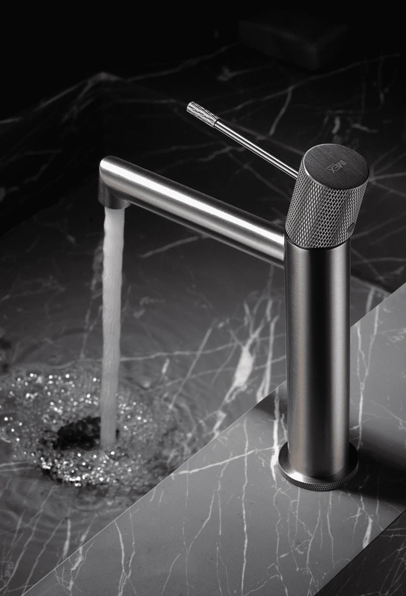 Grifería Monomando Lavabo Line Níquel Cepillado - Imex