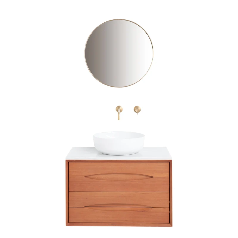 Mueble de baño Bill Teca - Alexis II - Placa superior de mármol blanco